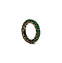 Green Cubic Zirconia Eternity Ring, photo 4