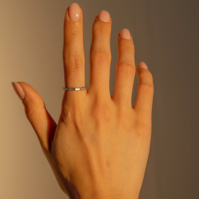 Men's Axelle Mother of Pearl Ring, photo 4