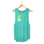 Fitness Goal: Pet More Dogs Sleeveless Tank in teal