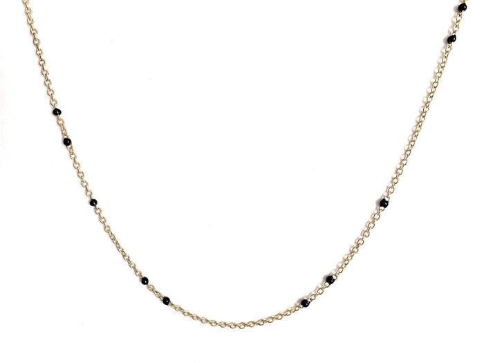 Black Onyx Beaded Link Necklace, photo 17