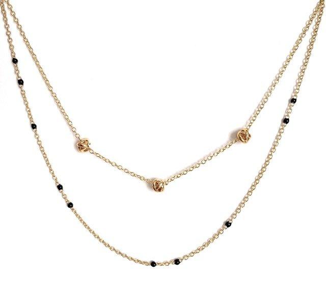 Black Onyx Beaded Link Necklace, photo 18