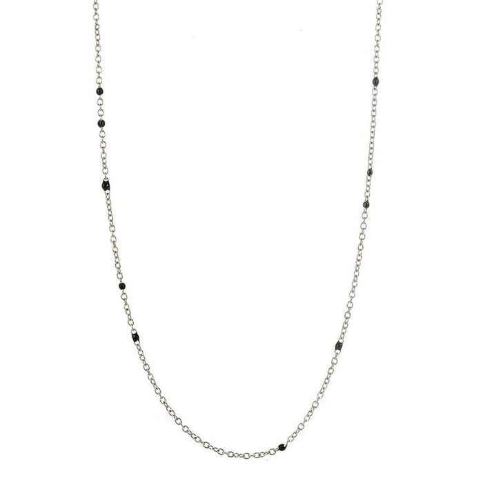 Black Onyx Beaded Link Necklace, photo 4