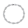 Dainty Round Cut Cubic Zirconia Tennis Bracelet, photo 1