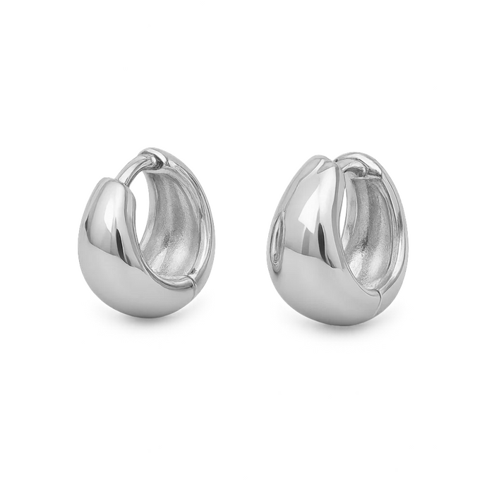 Three Pair Huggie Hoop Earring Set, photo 15