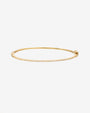 Brazalete rígido de diamantes pavé en oro de 14K, foto 1