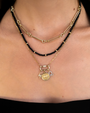 14K Gold Elongated Paper Clip Chain Necklace, photo 2