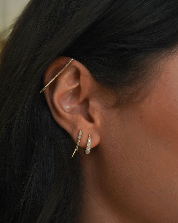 Diamond Claw Earrings, photo 4