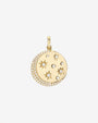 14K Gold Diamond Celestial Pendant, photo 1