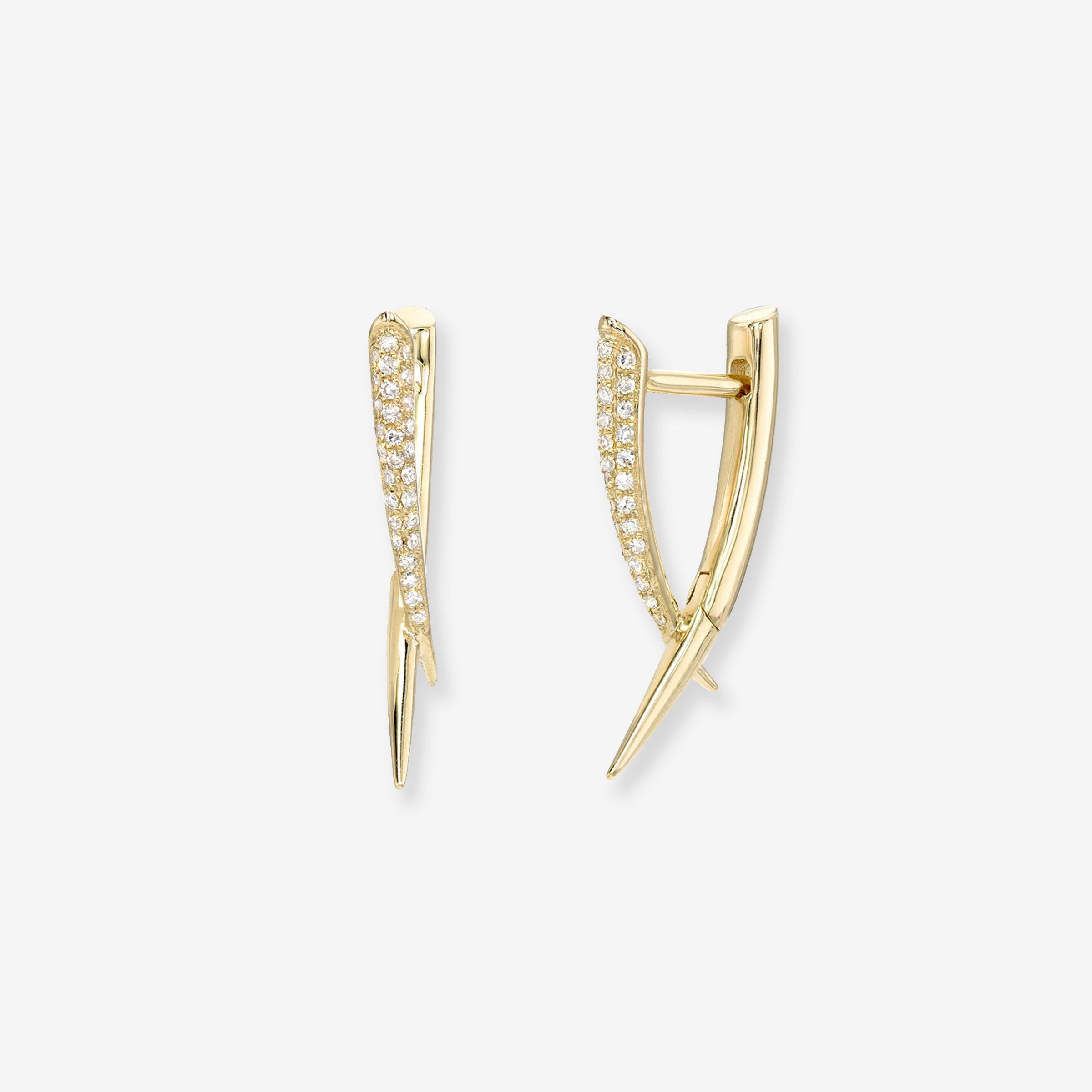 Diamond Claw Earrings, photo 1