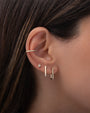 14K Gold Diamond Ear Cuff, photo 3
