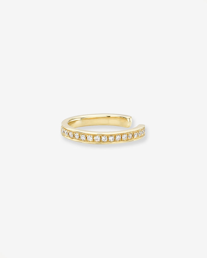 14K Gold Diamond Ear Cuff, photo 1