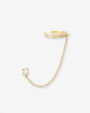 Diamond Stud and Chain Ear Cuff, photo 1