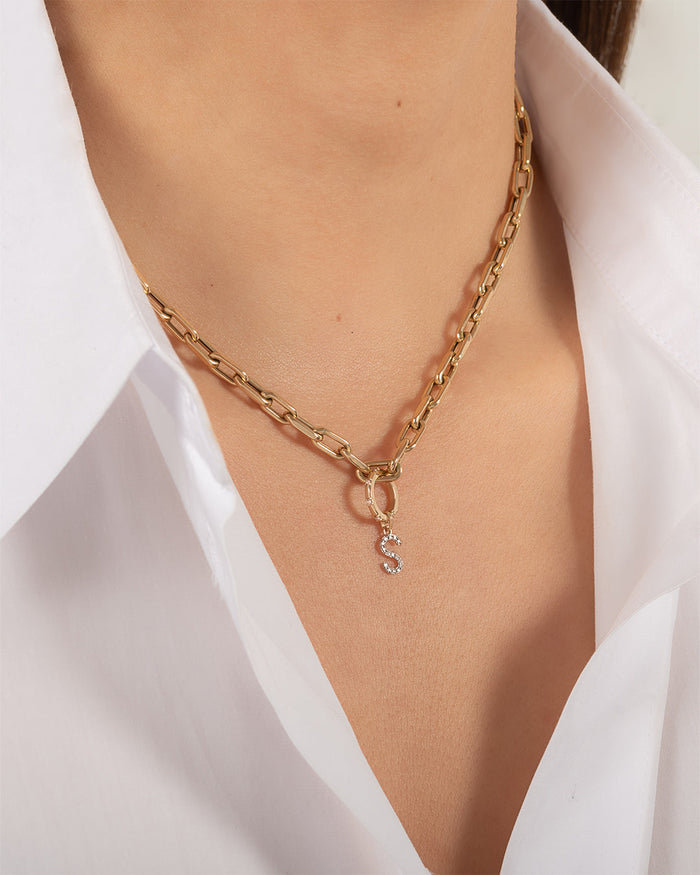 14K Gold Diamond Charm Enhancer, photo 5