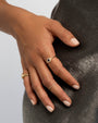 14K Gold Pave Diamond Eternity Band, photo 6