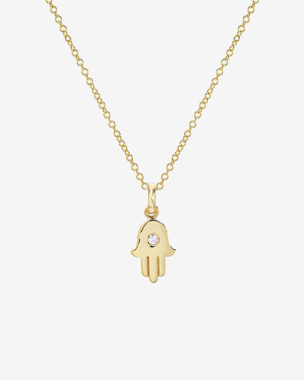 Diamond Hamsa Necklace, photo 1