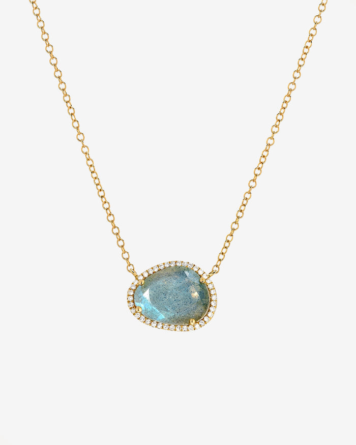 Diamond Labradorite Necklace, photo 1