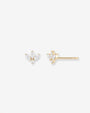 Diamond Lotus Stud Earrings, photo 1