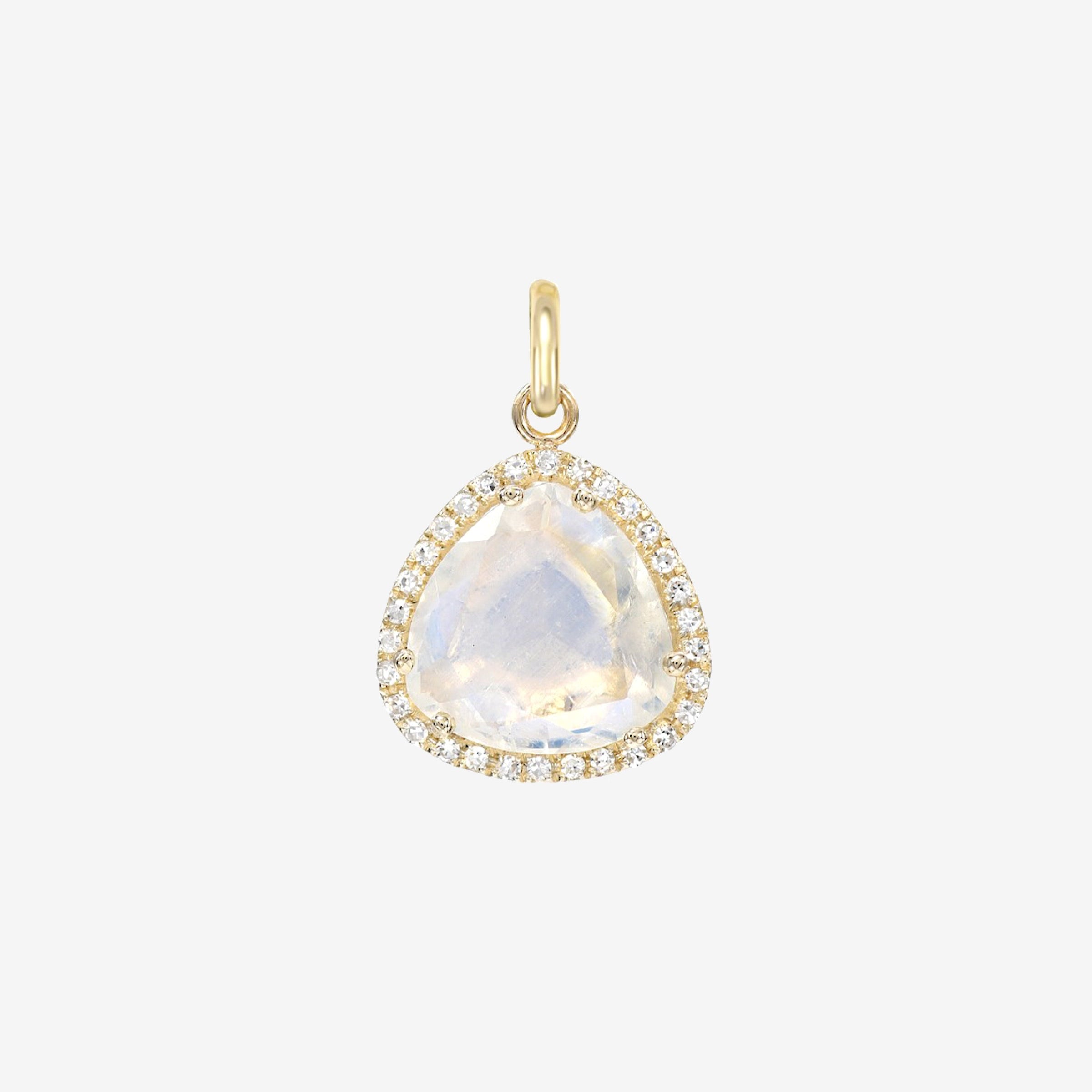 Diamond Moonstone Pendant, photo 1