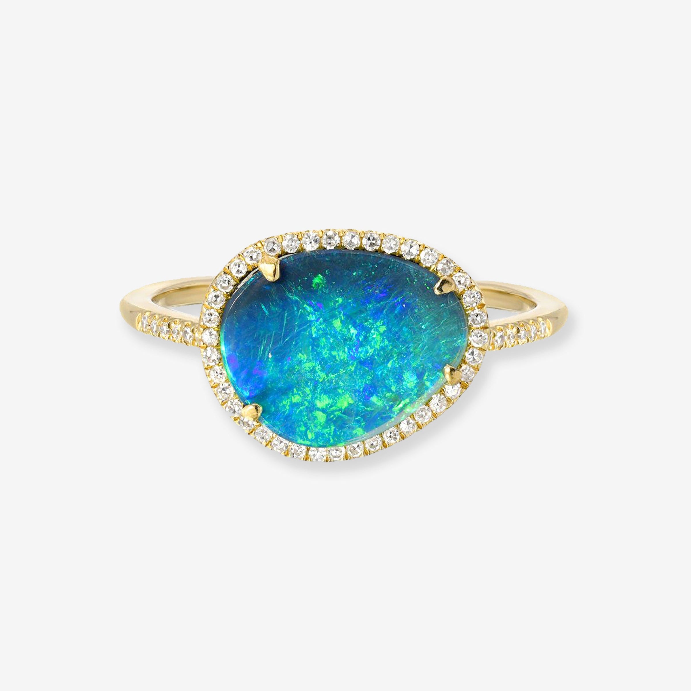 Diamond Opal Ring, photo 1