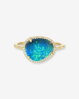 Diamond Opal Ring