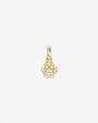 14K Gold Pave Diamond Paw Pendant, photo 1