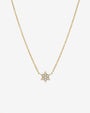 14K Gold Diamond Star of David Necklace, photo 1