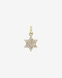 14K Gold Diamond Star of David Pendant, photo 1