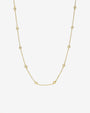 Collar de estaciones con diamantes en oro de 14K, foto 1