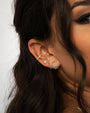 14K Gold Diamond Ear Cuff, photo 2