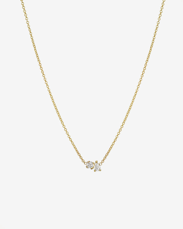 Diamond Toi et Moi Necklace, photo 1
