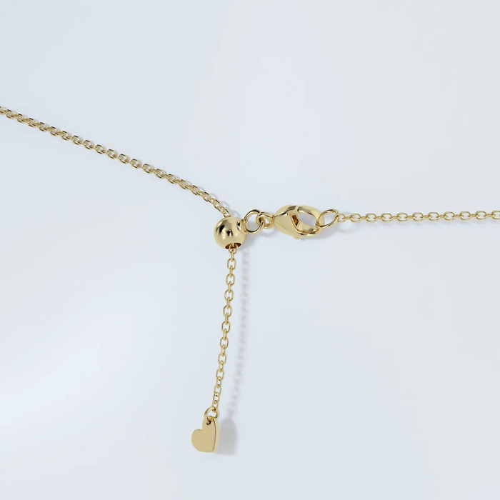 Dije con diamante en forma de corazón cultivado en laboratorio de 2.00 CTW en oro de 14K, foto 8