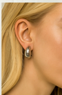 Dome Huggie Teardrop Earrings, photo 4