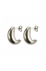 Dome Huggie Teardrop Earrings, photo 5