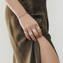 14K Gold Large Open Link Diamond Toggle Bracelet, photo 7
