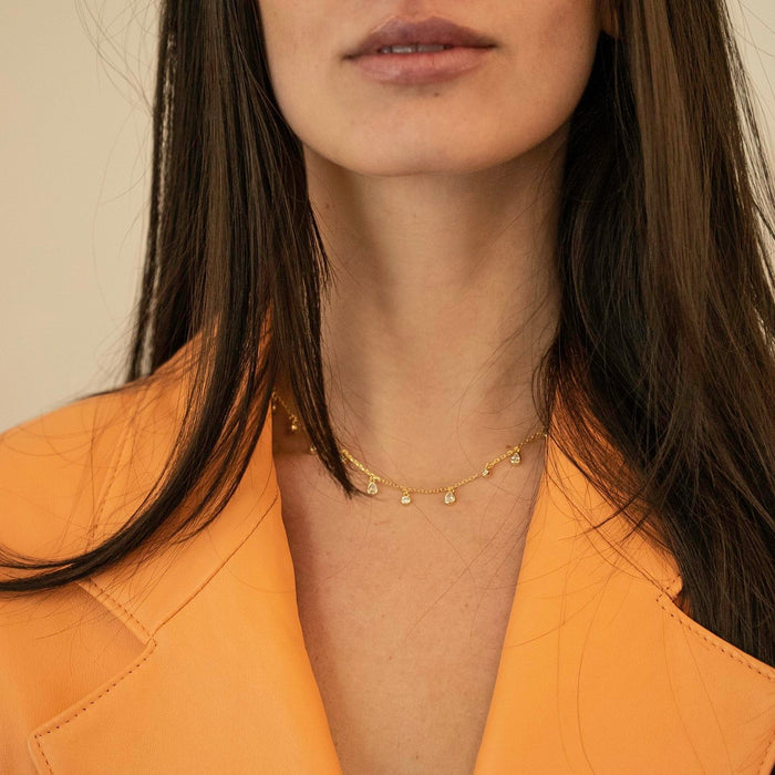 Collar Drippy con zirconia cúbica, foto 8