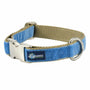 Dusty Blue Velvet Essential Martingale Dog Collar, photo 2