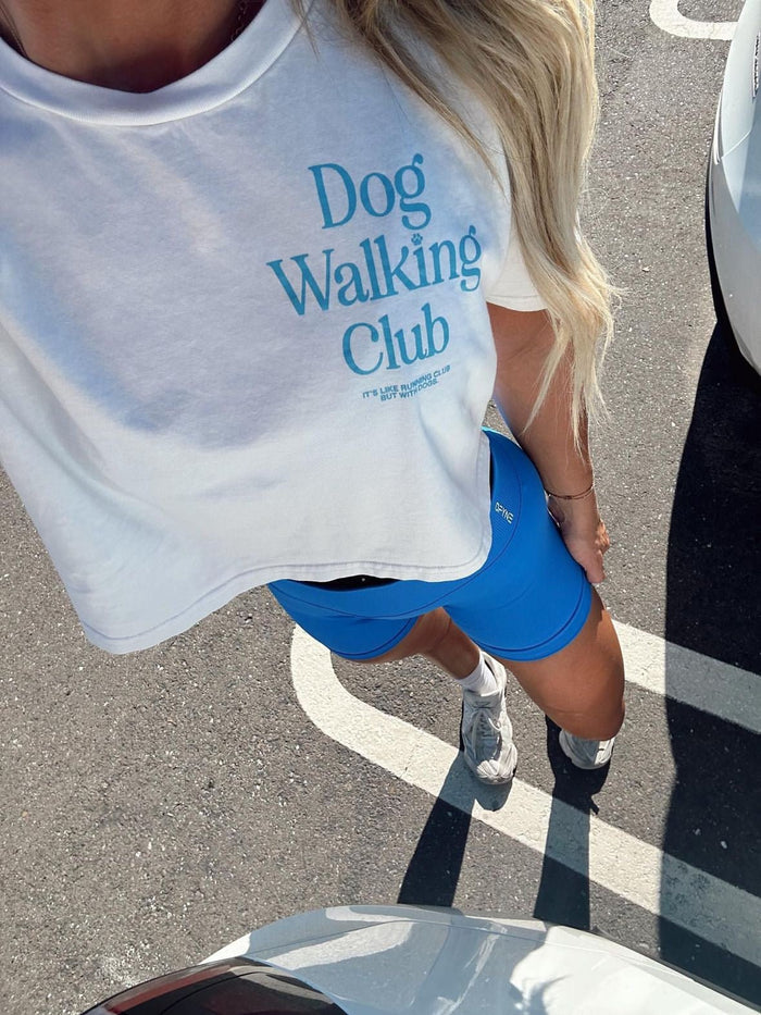 Dog Walking Club Crop Top