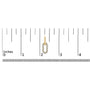 1/2 Ct. T.W. Lab-Grown Diamond Dangling Paperclip Drop Earrings in 10K Gold, photo 9