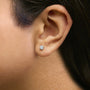 Round Lab-Grown Diamond Solitaire Stud Earrings with Push Backs in 14K Gold, photo 34