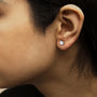 Round Lab-Grown Diamond Solitaire Stud Earrings with Push Backs in 14K Gold, photo 32