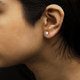 Round Lab-Grown Diamond Solitaire Stud Earrings with Push Backs in 14K Gold, photo 31