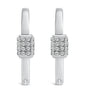 3/8 Ct. T.W. Lab-Grown Diamond Heart-Shaped Huggie Hoop Earrings in 10K Gold, photo 2