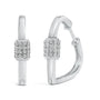 3/8 Ct. T.W. Lab-Grown Diamond Heart-Shaped Huggie Hoop Earrings in 10K Gold, photo 4