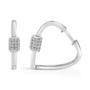3/8 Ct. T.W. Lab-Grown Diamond Heart-Shaped Huggie Hoop Earrings in 10K Gold, photo 8