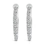 1/4 Ct. T.W. Lab-Grown Diamond Heart-Shaped Huggy Hoop Earrings in 10K Gold, photo 2