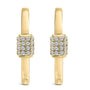 3/8 Ct. T.W. Lab-Grown Diamond Heart-Shaped Huggie Hoop Earrings in 10K Gold, photo 1