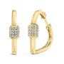 3/8 Ct. T.W. Lab-Grown Diamond Heart-Shaped Huggie Hoop Earrings in 10K Gold, photo 3