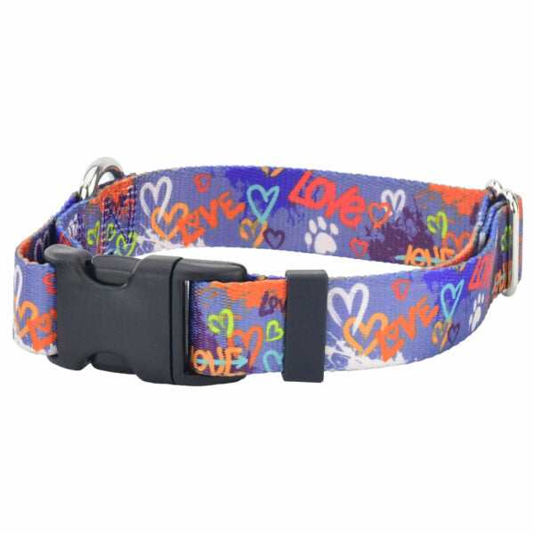 Collar para perro Love Graffiti Blue EarthStyle, foto 3