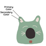 Felted Wool Cat Cave with Ears, Boy Cat Design, photo 2