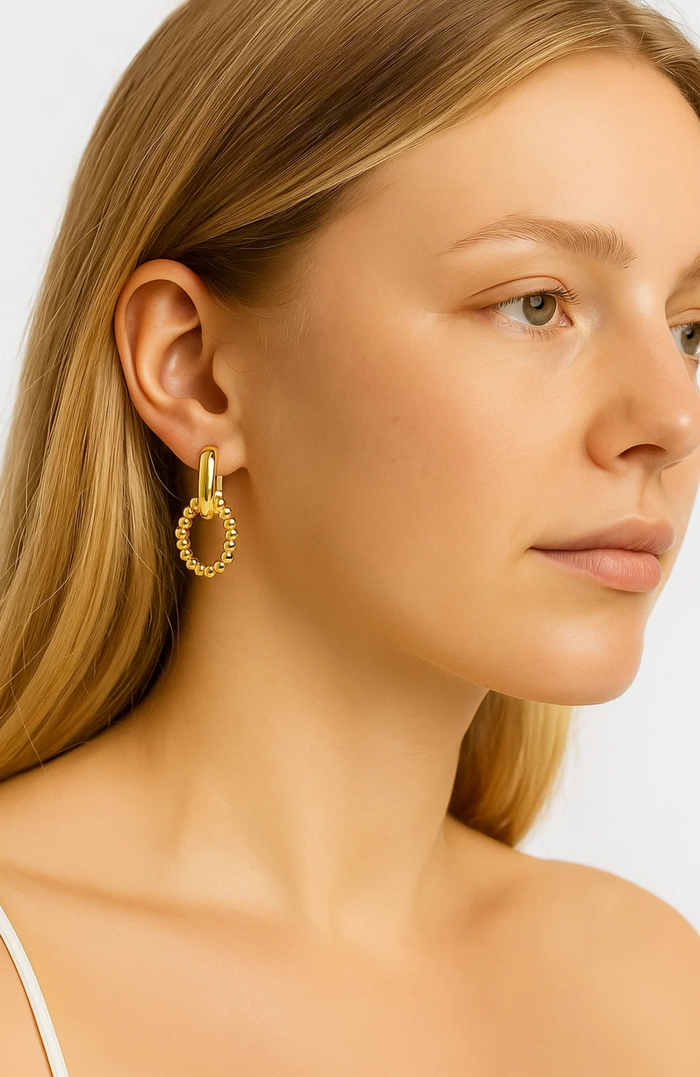 Cascading Link Drop Earrings, photo 2